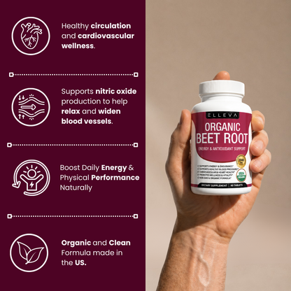 ELLEVA Organic Beetroot Tablets