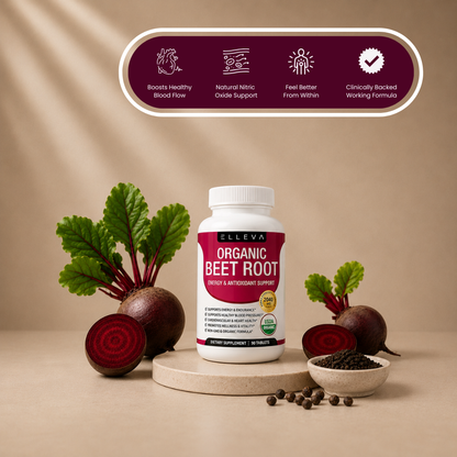 ELLEVA Organic Beetroot Tablets