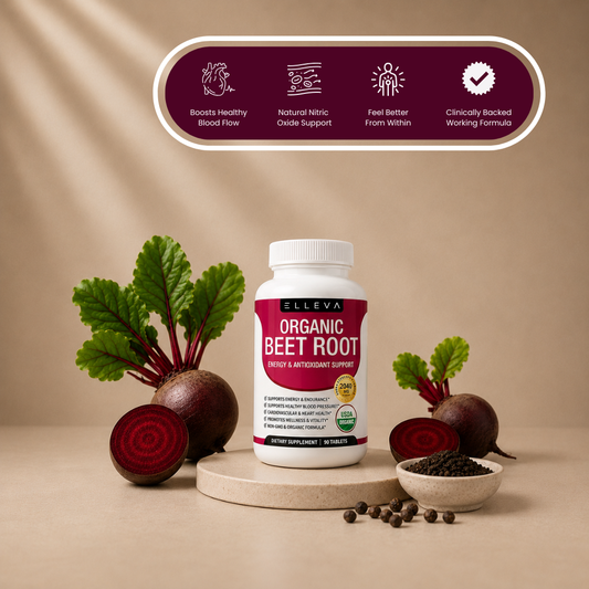 ELLEVA Organic Beetroot Tablets